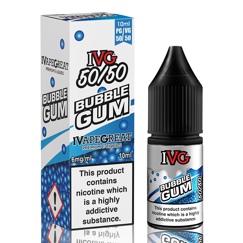 Bubblegum 50/50 By IVG 10ml