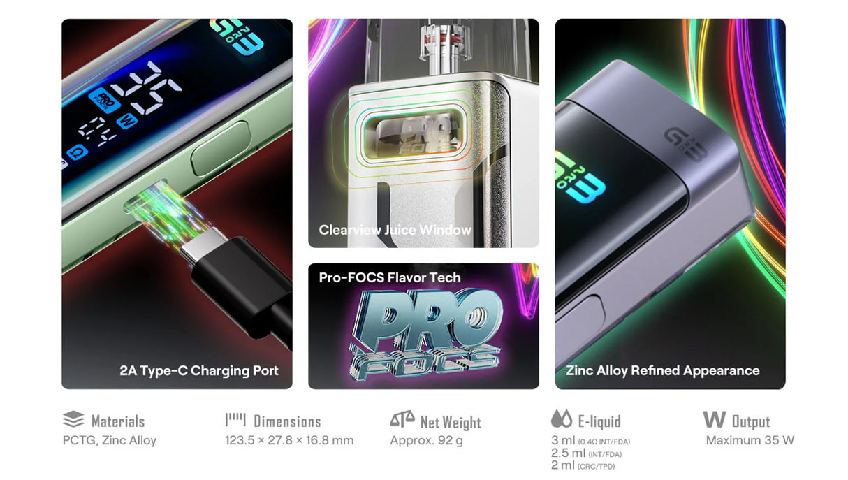 Caliburn G3 Pro Pod Kit