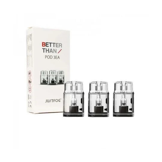 Better Than Pod Kit Replacement Pod Pack by JustFog (3Pcs)