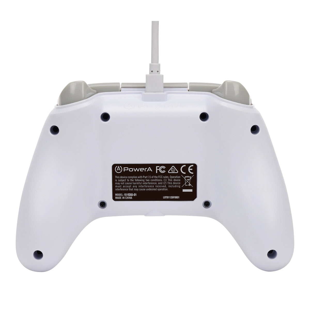 PowerA 1519365-01, Gamepad, Xbox Series S, Xbox Series X, PC, Analogue / Digital, Wired, USB, White