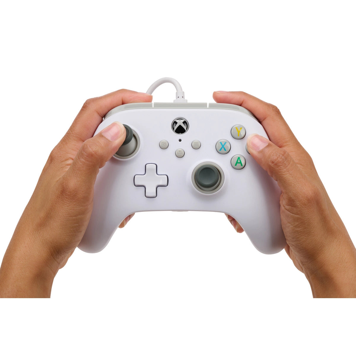 PowerA 1519365-01, Gamepad, Xbox Series S, Xbox Series X, PC, Analogue / Digital, Wired, USB, White