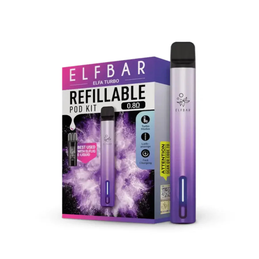 ElfBar ELFA Turbo Refillable Pod Vape Kit