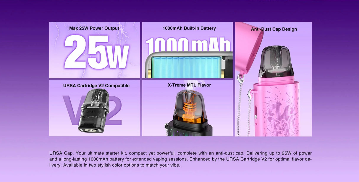 Lost Vape Ursa Cap Pod Vape Kit