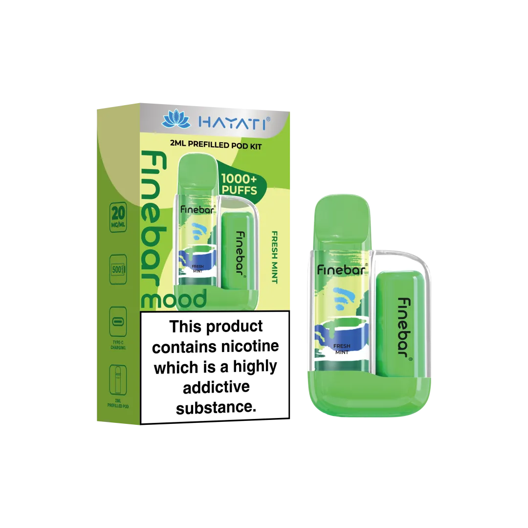 Hayati Finebar Mood 1000 Puffs Pod Vape Kit