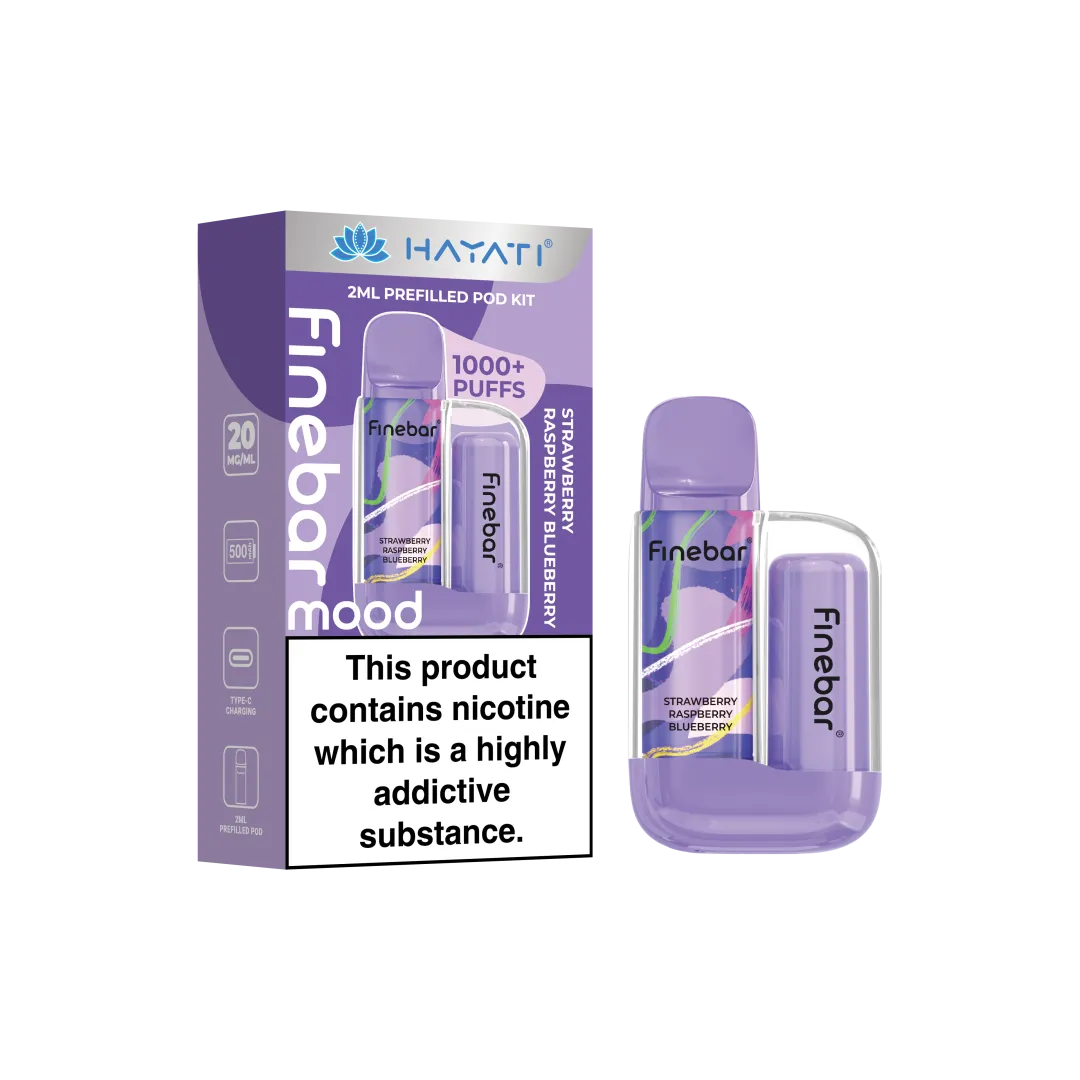 Hayati Finebar Mood 1000 Puffs Pod Vape Kit