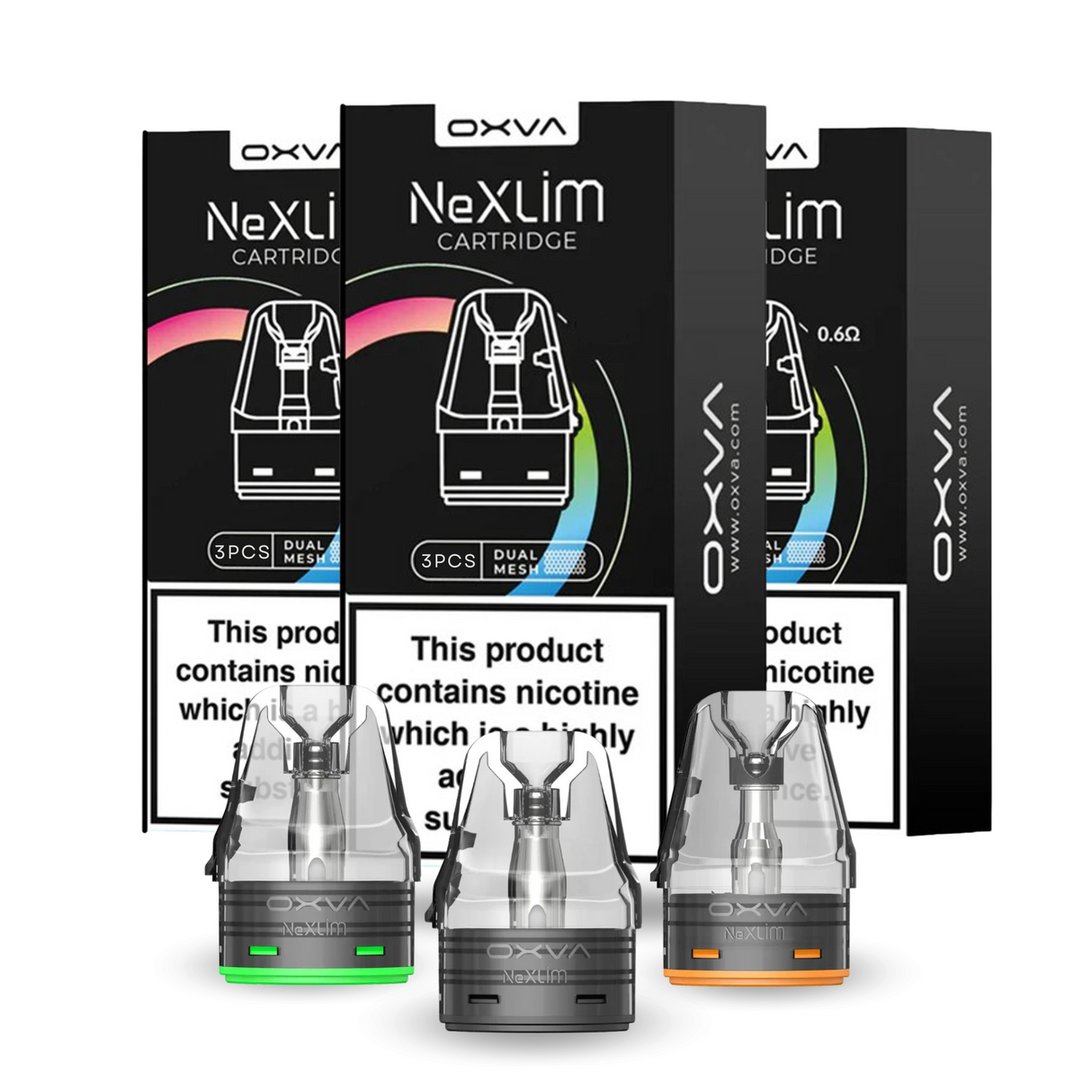 OXVA Nexlim Replacement Pods 2ml/4ml XL (3 Pcs)
