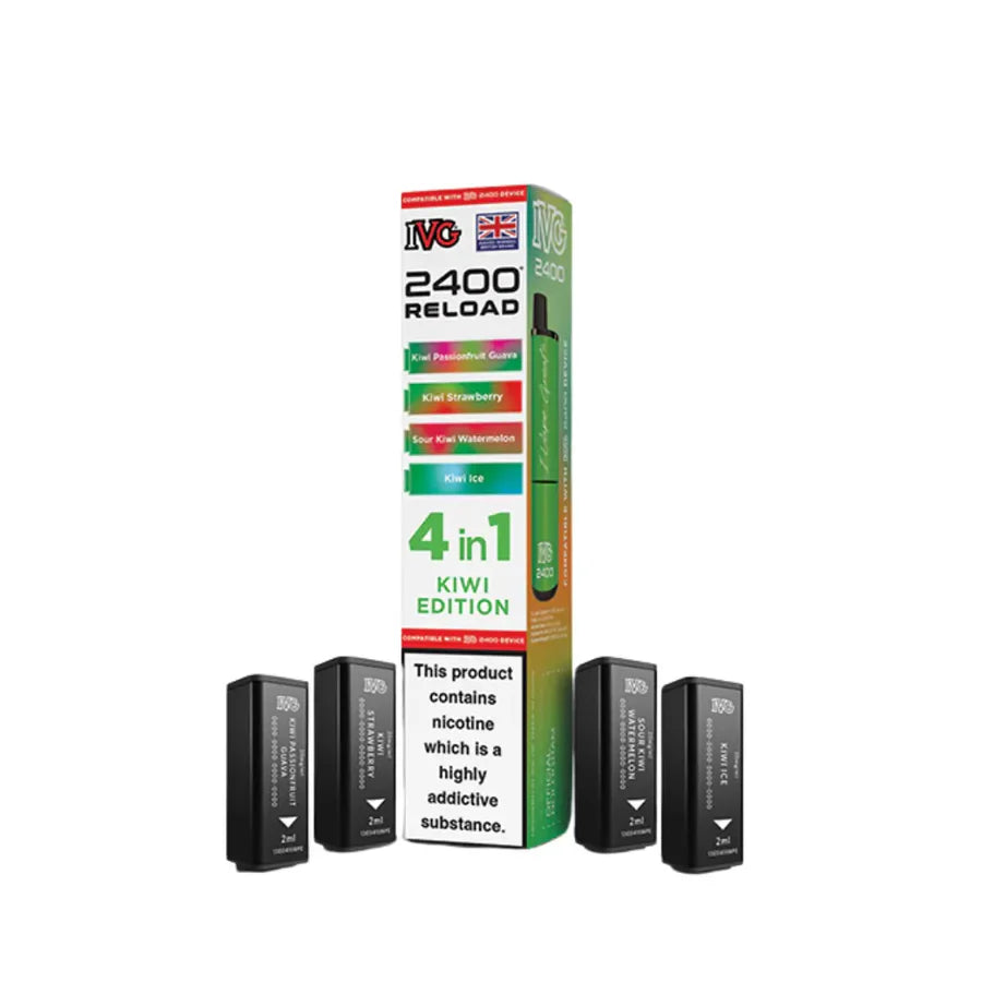 IVG 2400 RELOAD 4 IN 1 PREFILLED PODS