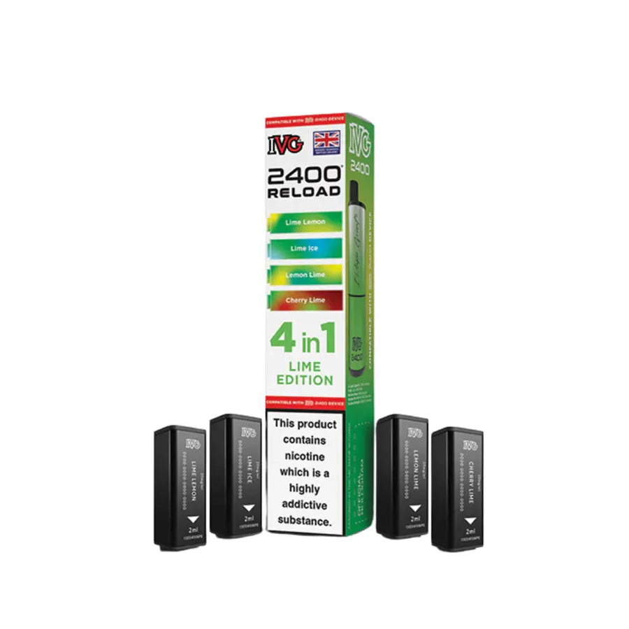IVG 2400 RELOAD 4 IN 1 PREFILLED PODS