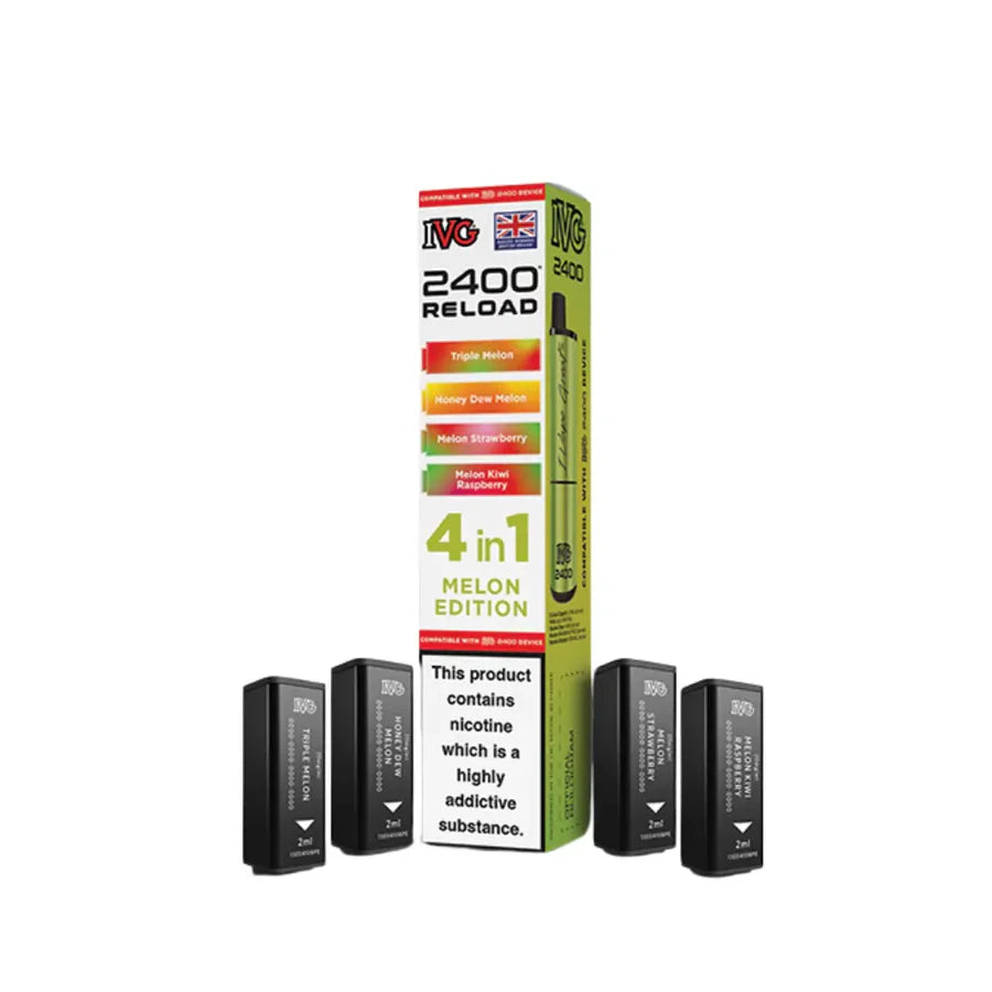IVG 2400 RELOAD 4 IN 1 PREFILLED PODS