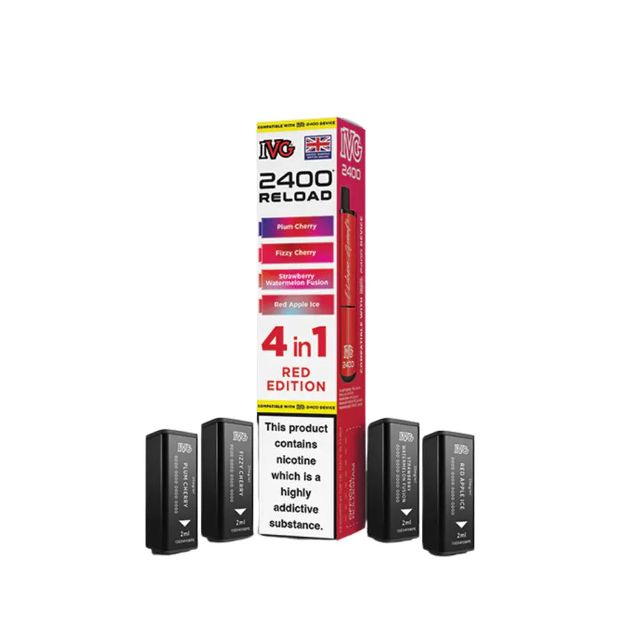 IVG 2400 RELOAD 4 IN 1 PREFILLED PODS