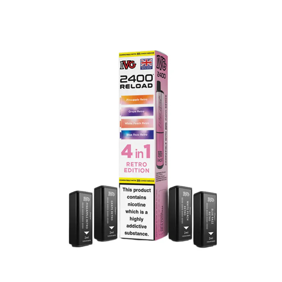 IVG 2400 RELOAD 4 IN 1 PREFILLED PODS