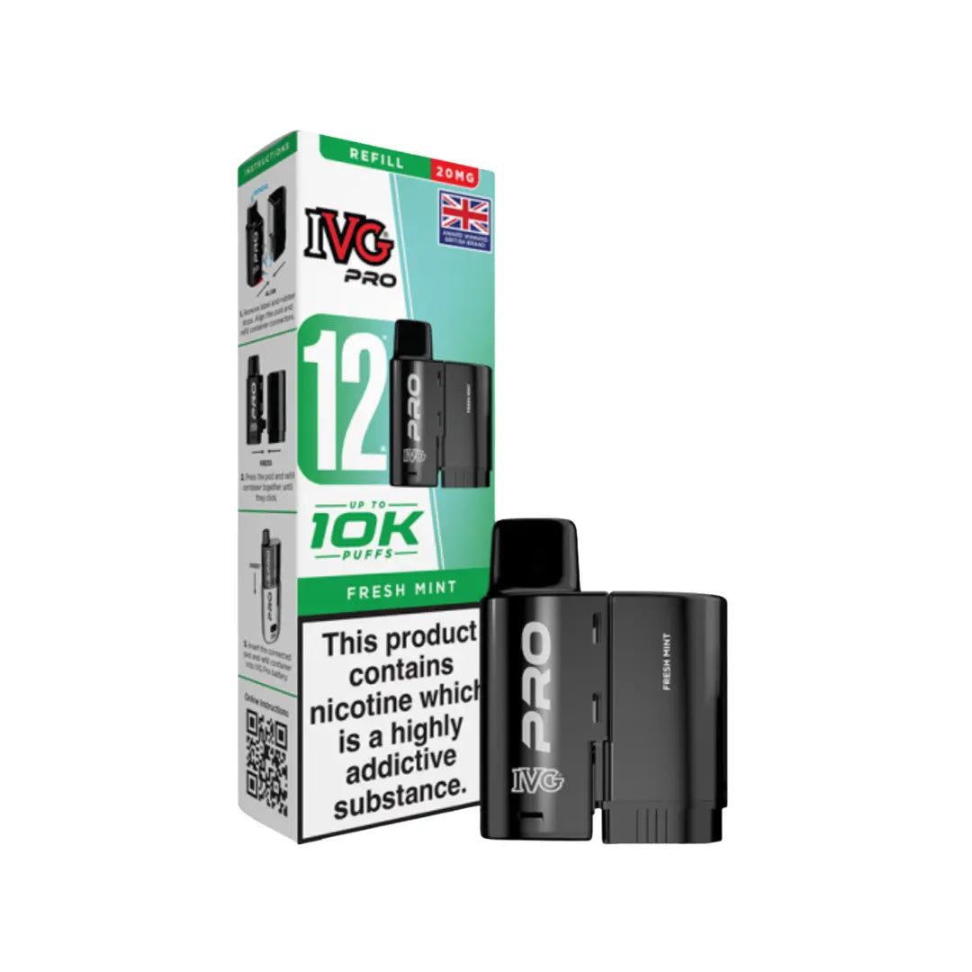 IVG 12 Pro Refill Pods 10K Puffs