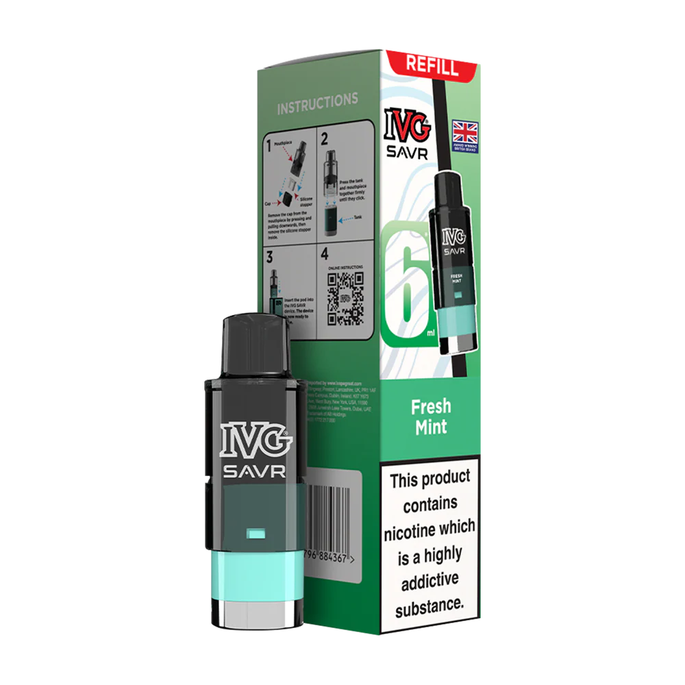 IVG SAVR Prefilled Pod + Refill Container