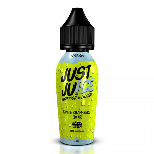 Kiwi And Cranberry On Ice By Just Juice 50ml Shortfill