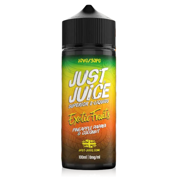 Pineapple Papaya Coconut By Just Juice Exotic Range 100ml Shortfill