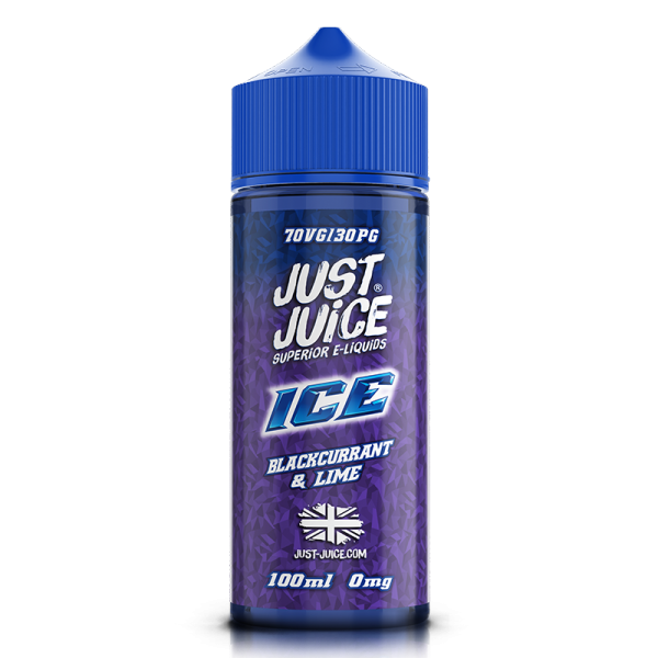 Blackcurrant And Lime Ice By Just Juice Ice 100ml Shortfill