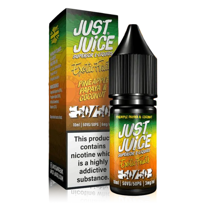 Pineapple Papaya Coconut 50/50 10ml By Just Juice 10ml