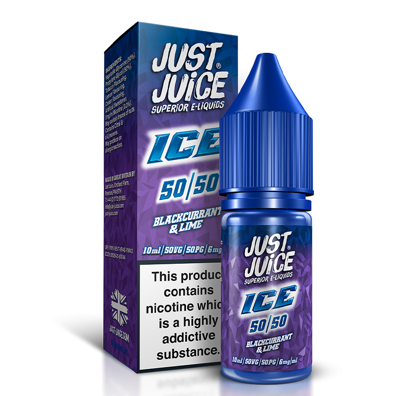Blackcurrant and Lime By Just Juice ICE 10ml