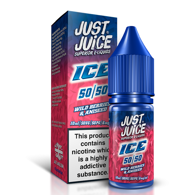 Wild Berries and Aniseed 50/50 By Just Juice ICE 10ml