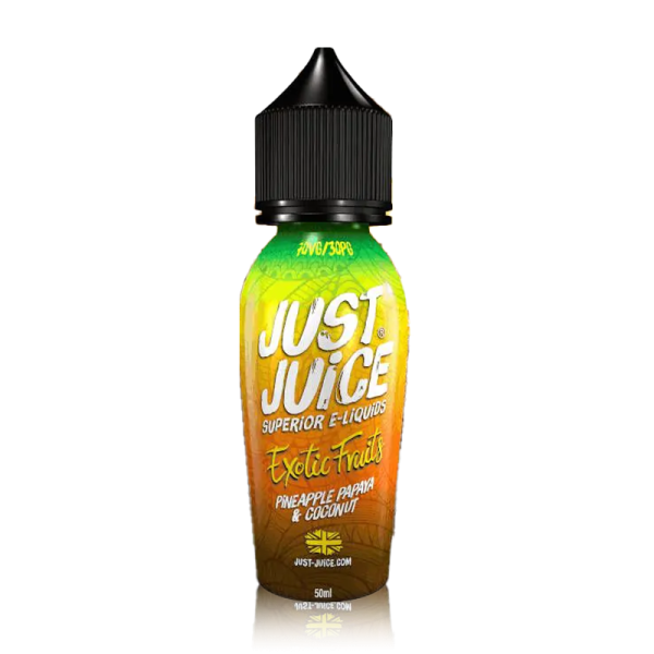 Pineapple Papaya Coconut By Just Juice Exotic Range 50ml Shortfill