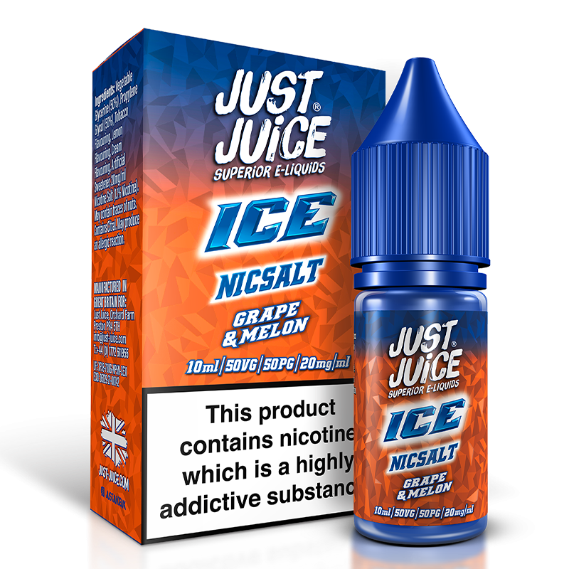 Grape and Melon By Just Juice ICE Salts 10ml