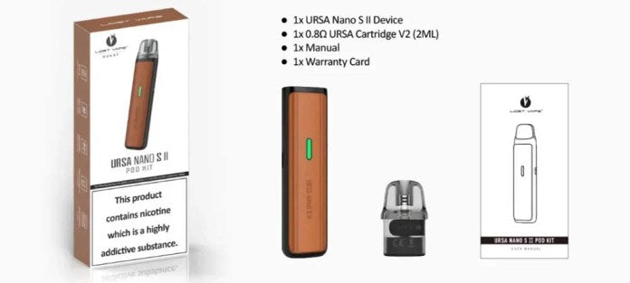 Ursa Nano S 2 Pod Kit By Lost Vape