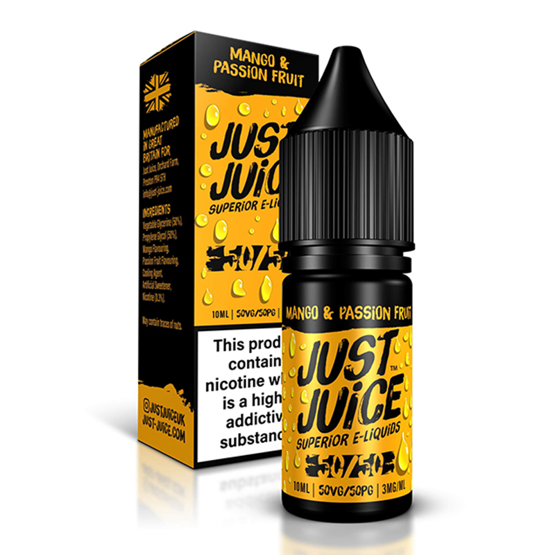 Mango And Passion Fruit 50/50 By Just Juice 10ml