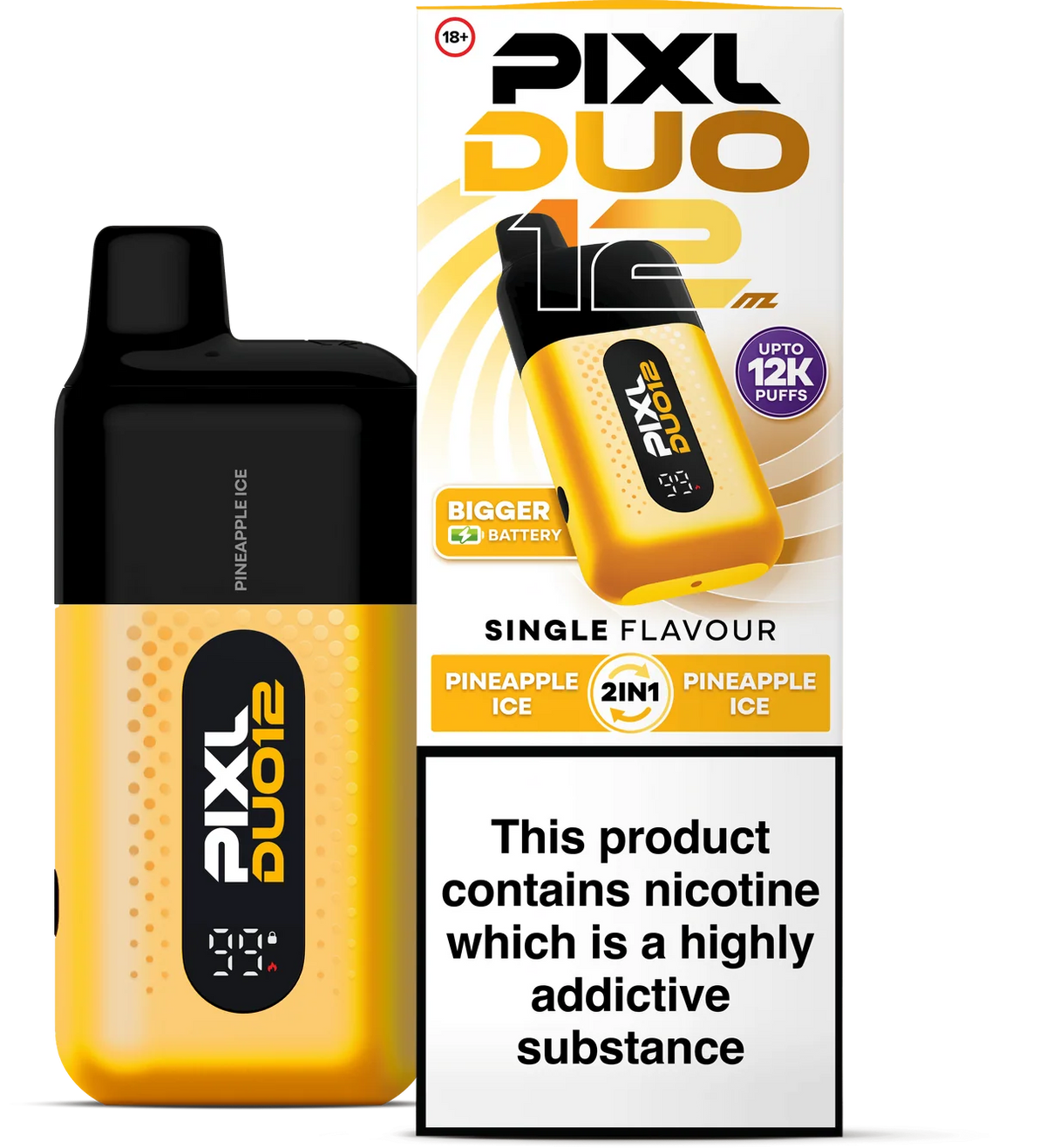 PIXL DUO 12 PREFILLED POD KIT (2 IN 1)