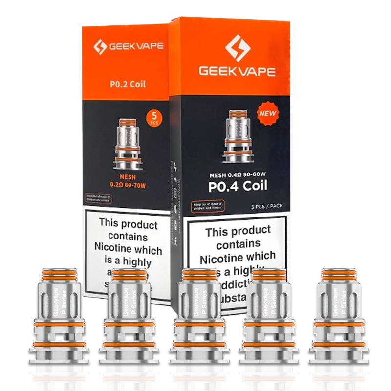 P Series Replacement Coils 0.2 Ohms (5Pcs)