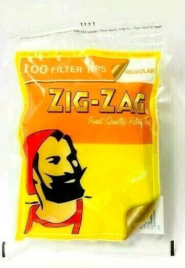 ZIG ZAG REGULAR FILTERS 450 Resealable Bag of Rolling Filters