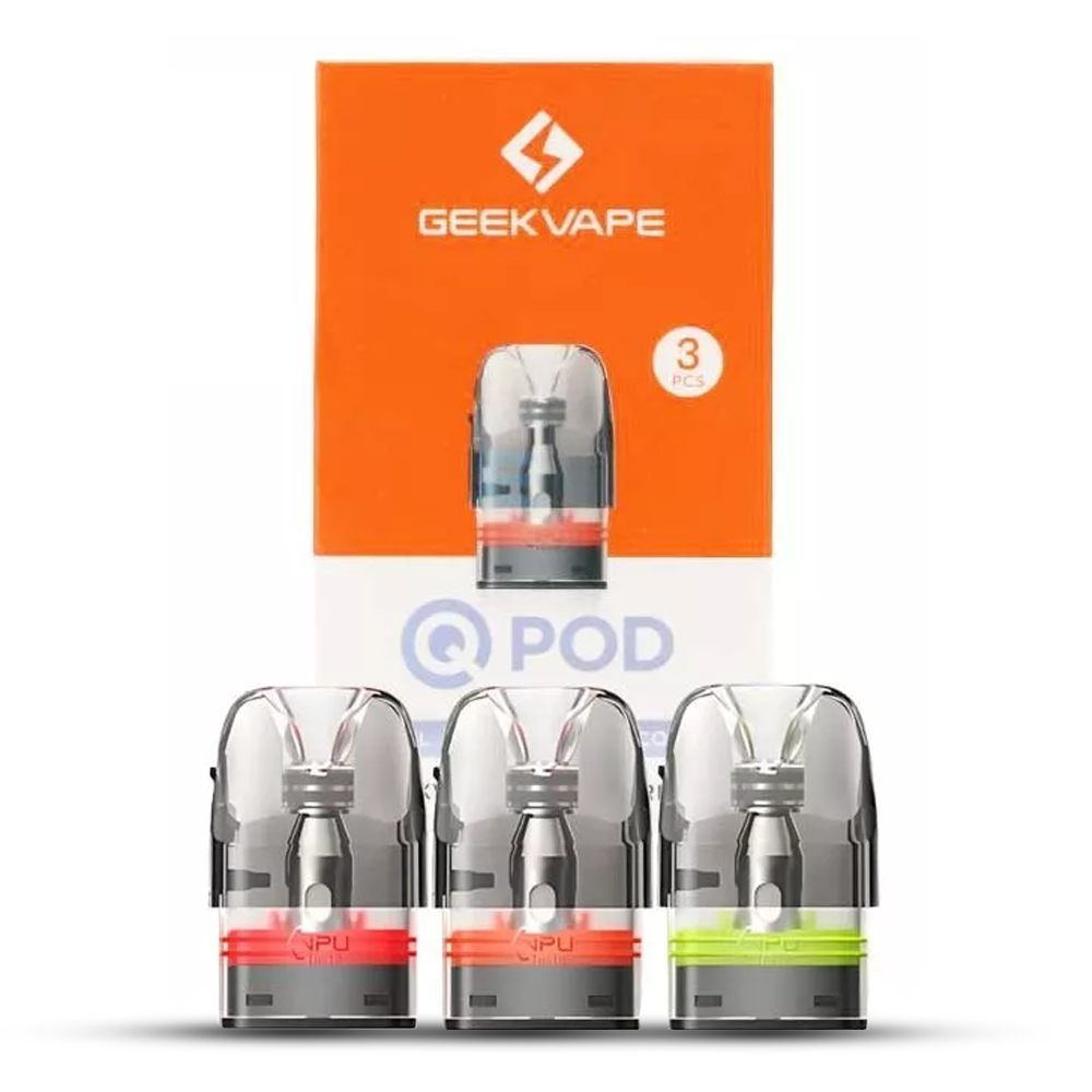 Q Replacement Pod Cartridges Side Fill 2ml/3ml XL (3Pcs)