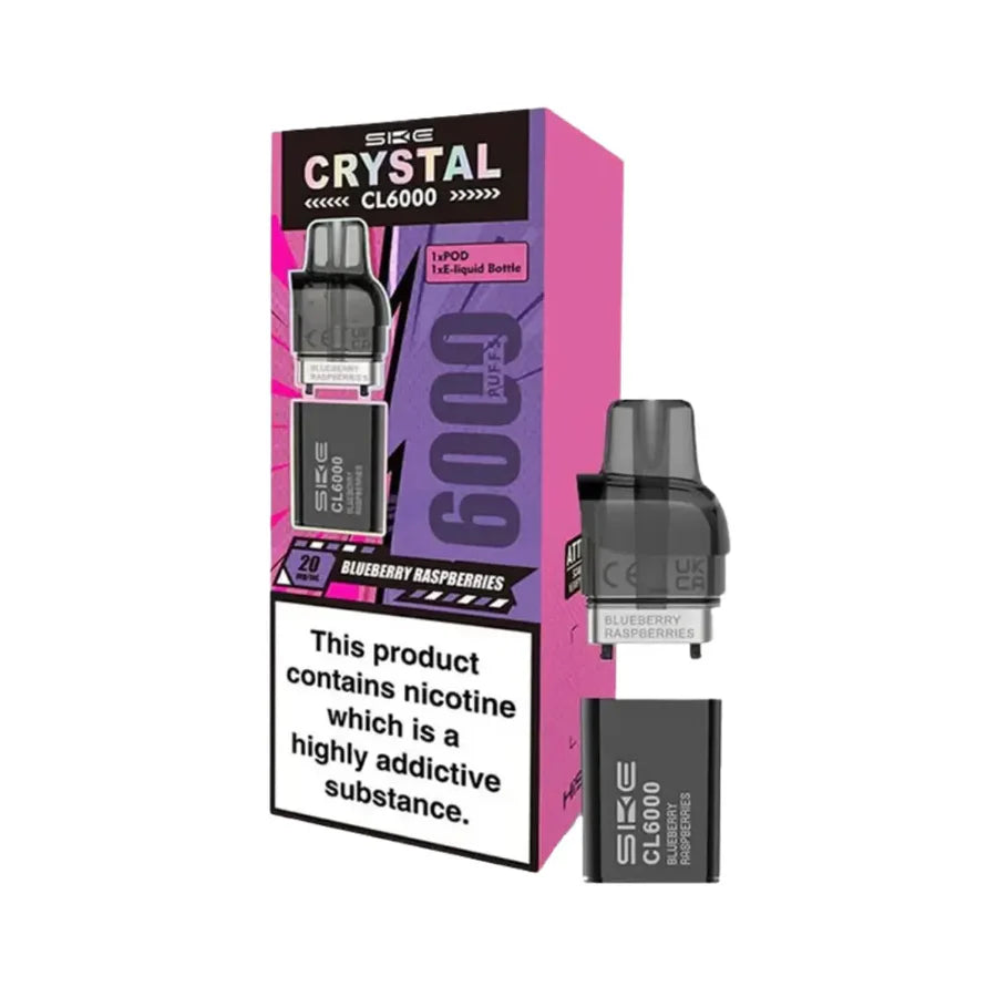SKE Crystal CL6000 Prefilled Vape Pods