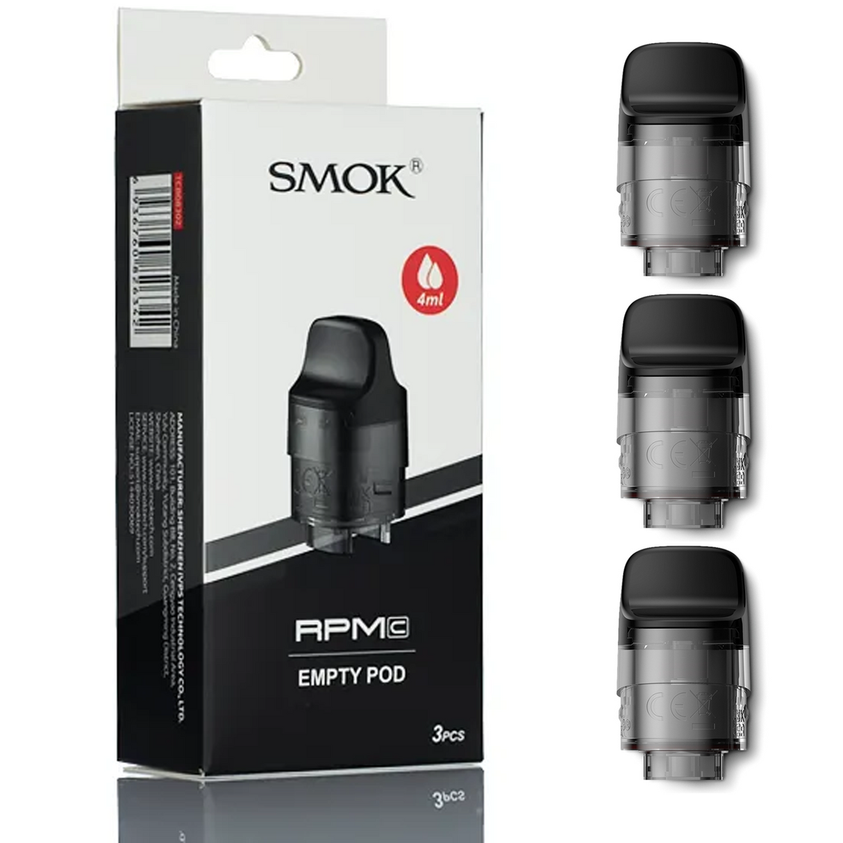 RPM C Replacement Pod Cartridges Empty (3Pcs)