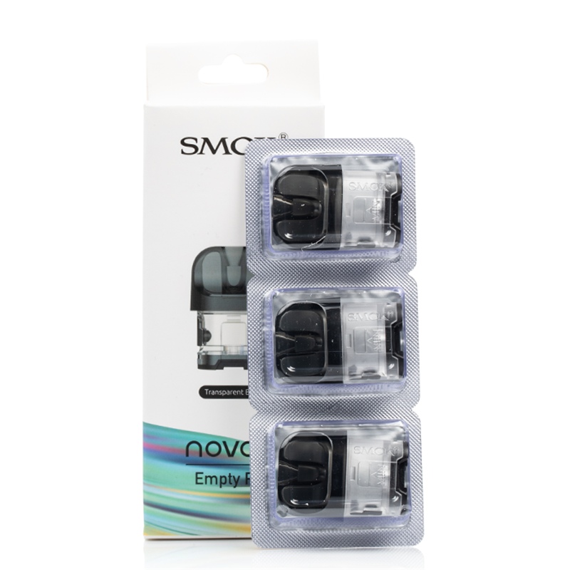 Novo 4 Replacement Empty Pod Cartridges (3Pcs)