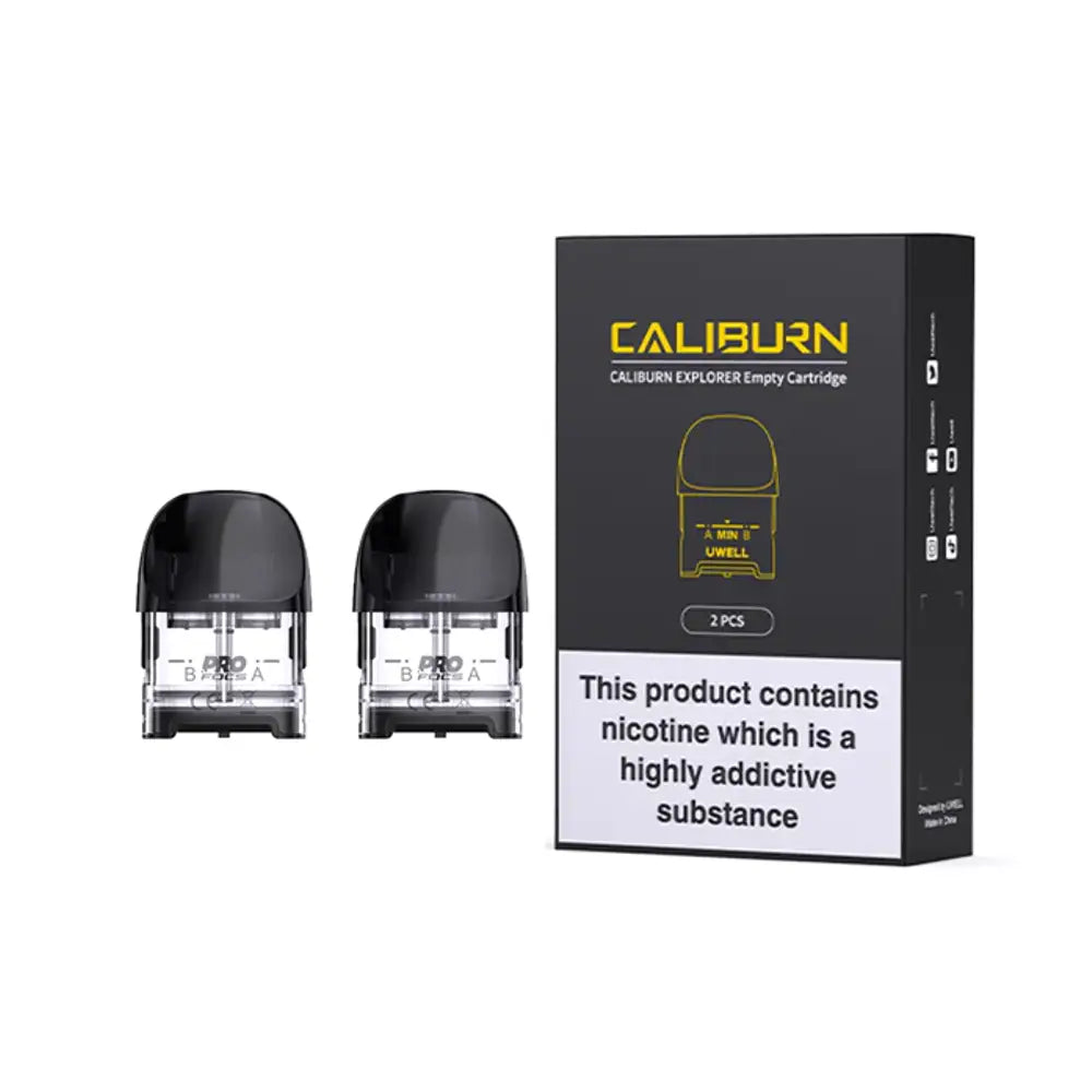 Caliburn Explorer Empty Pod Cartridges (2Pcs)