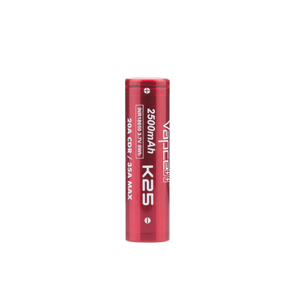 Vapcell K25 18650 2500mah Battery Single