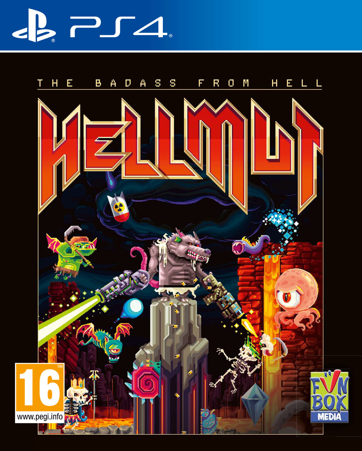 HELLMUT THE BADASS FROM HELL   Playstation 4 Video Game
