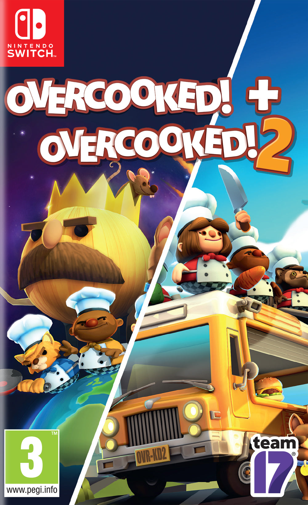 OVERCOOKED DOUBLE PACK   Nintendo Switch Video Game