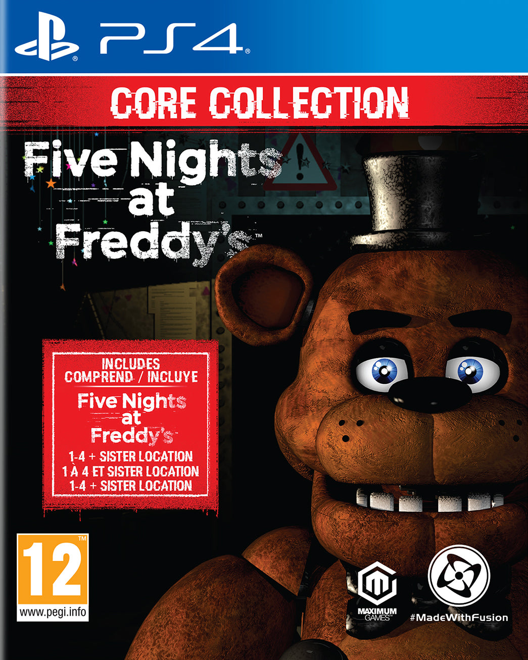 FIVE NIGHTS AT FREDDYS CORE  Playstation 4 Video Game