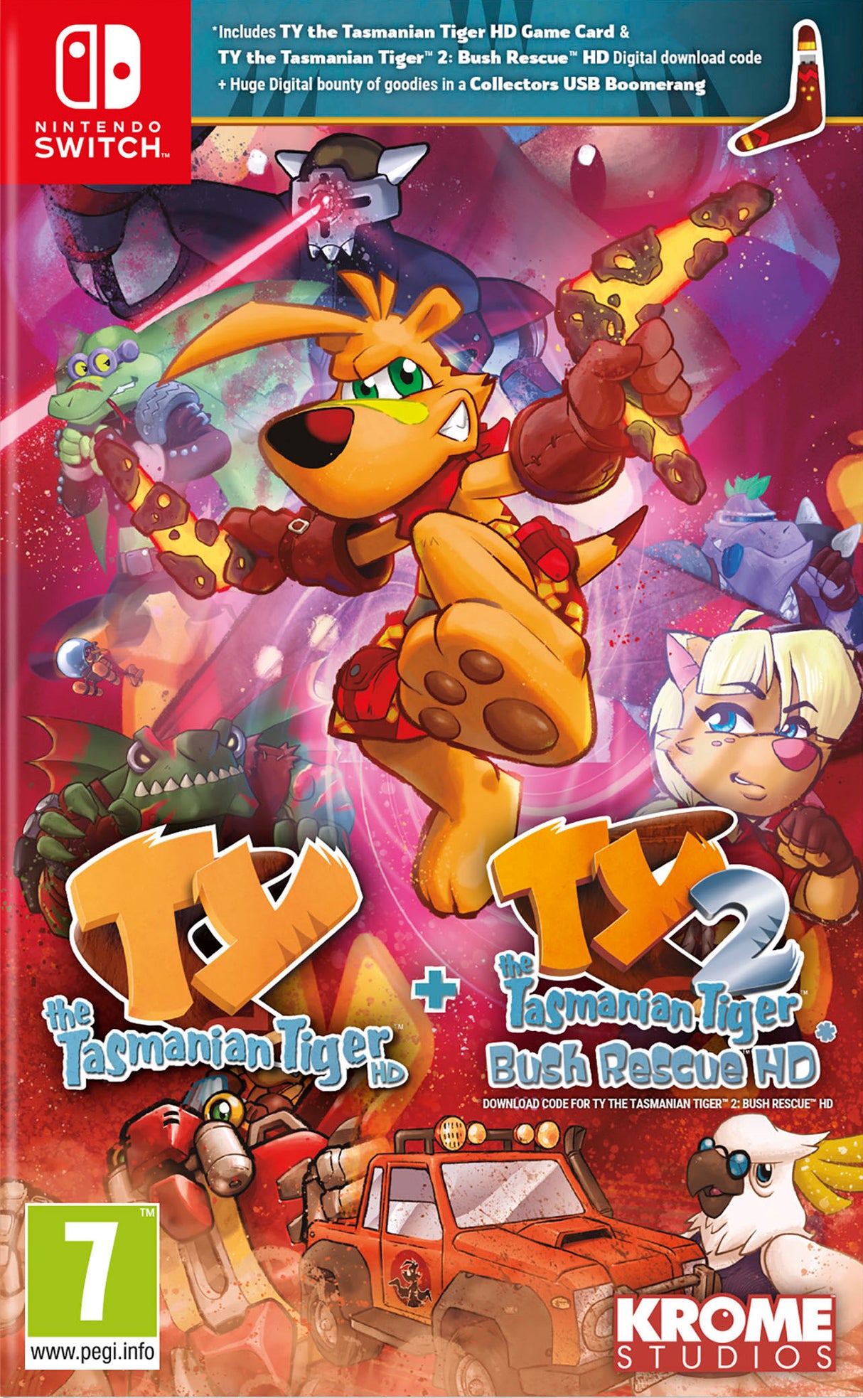 BUNDLE TY THE TASMANIAN TIGER  Nintendo Switch Video Game