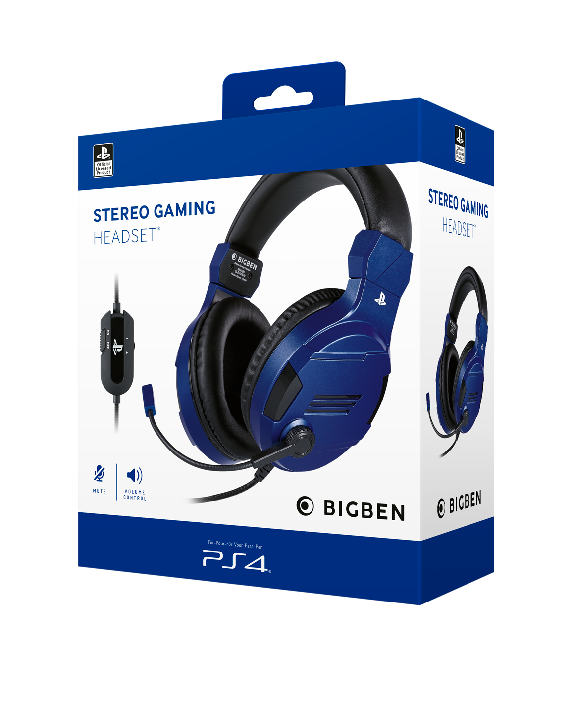 BLUE SONY OFFICIAL HEADSET   Sony Officially Licensed Wired Headset
