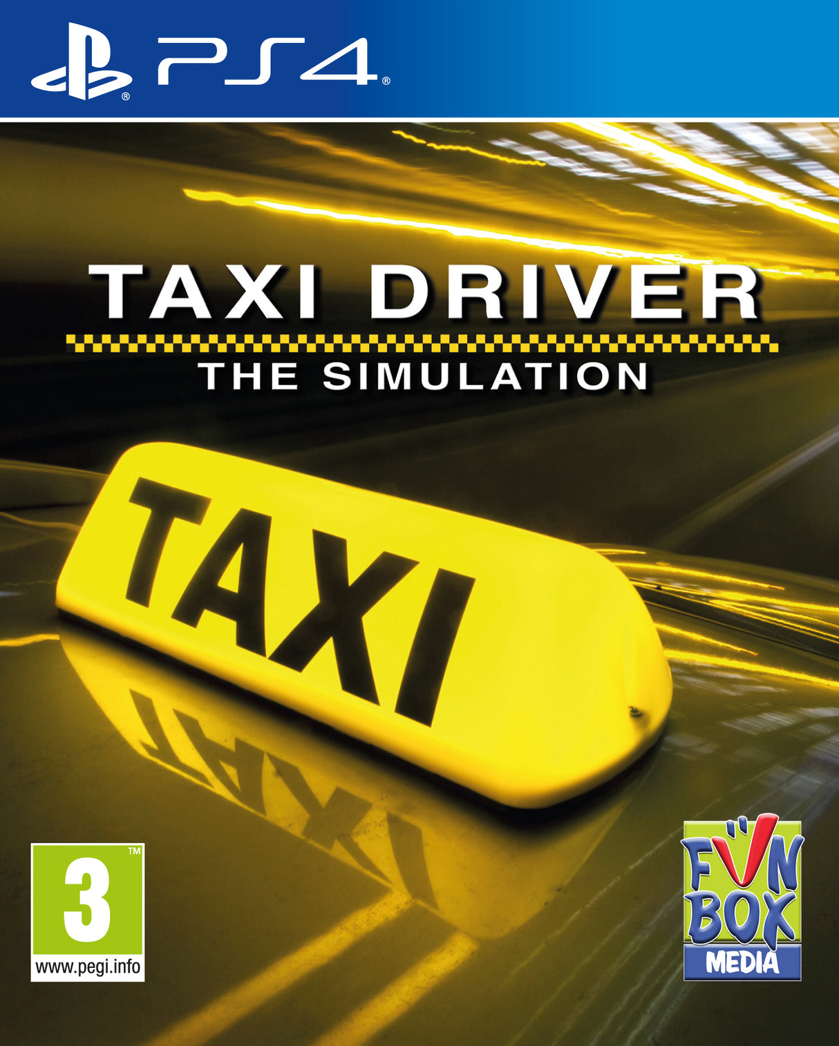 TAXI DRIVER THE SIMULATION   Playstation 4 Video Game