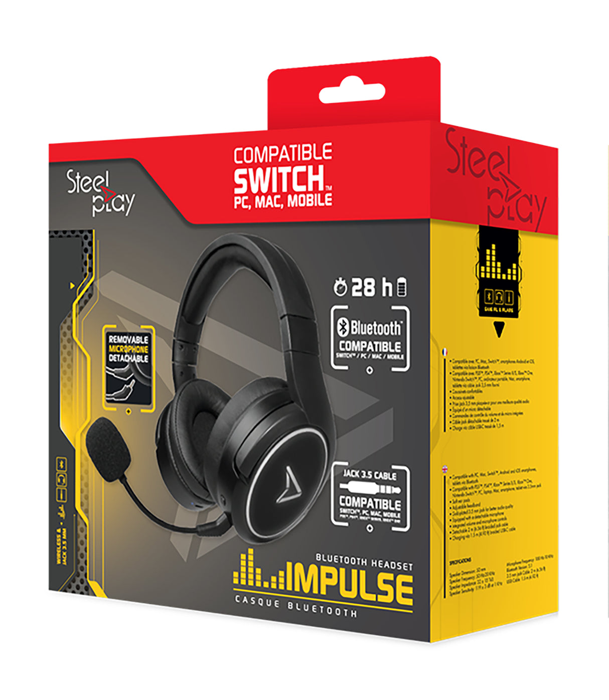 LEXIP BLUETOOTH HEADSET IMPULS PC Xbox One Playstation 4 Playstation 5 Nintendo Switch Headphones