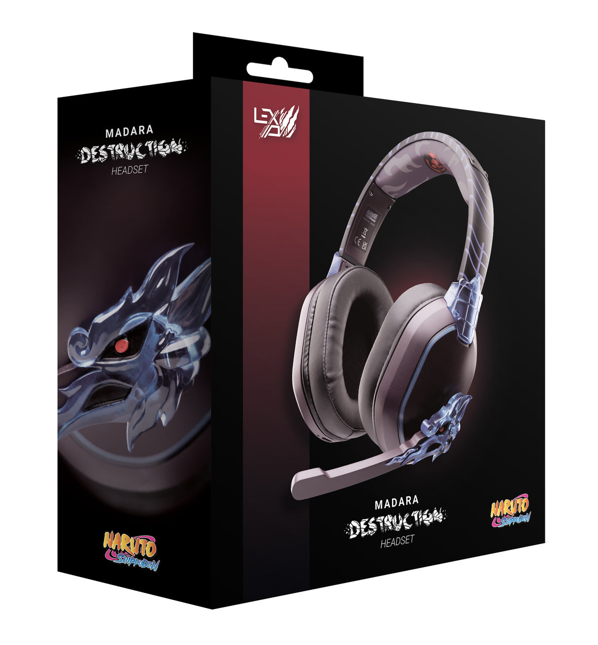 LEXIP NARUTO MADARA HEADSET   PC Xbox One Playstation 4 Playstation 5 Nintendo Switch Headphones