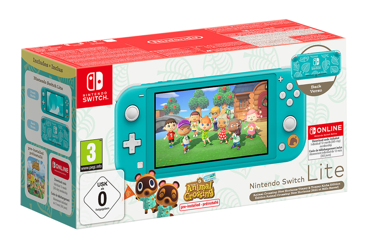SWITCH LITE TURQUOISE T&T 12M  Nintendo Switch Handled Console