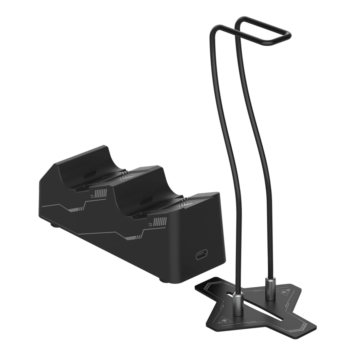 Turtle Beach TBS-0030-05, Xbox One, Xbox Series S, Xbox Series X, Charging stand, Black, USB, Wireless, 1 m