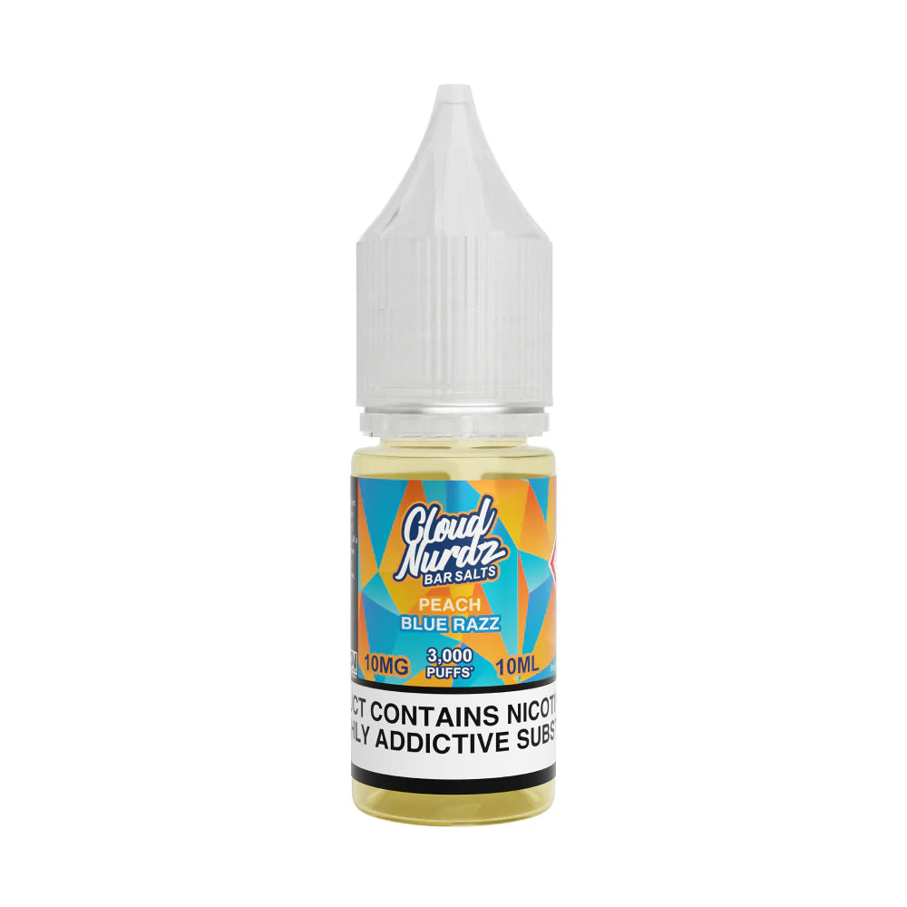 Peach Blue Razz By Cloud Nurdz Bar Salts 10ml