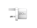 20W NANO GaN Charger PD Power Delivery - UK Plug (WHITE)