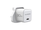 30W NANO GaN Charger PD Power Delivery - UK Plug (WHITE)