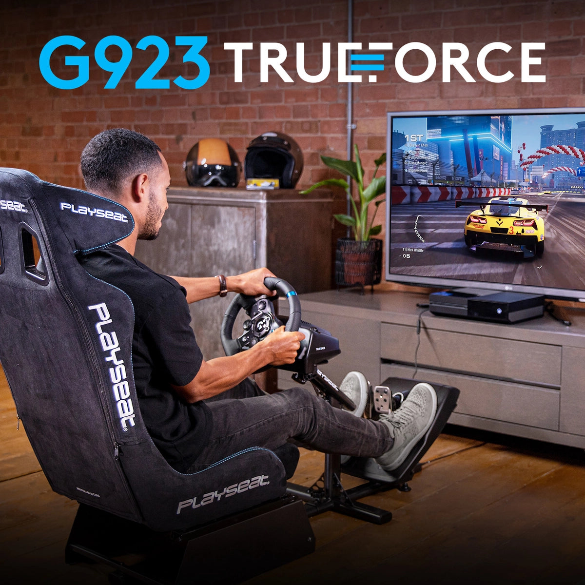 Logitech G923 Racing Wheel and Pedals for Xbox X|S, Xbox One and PC